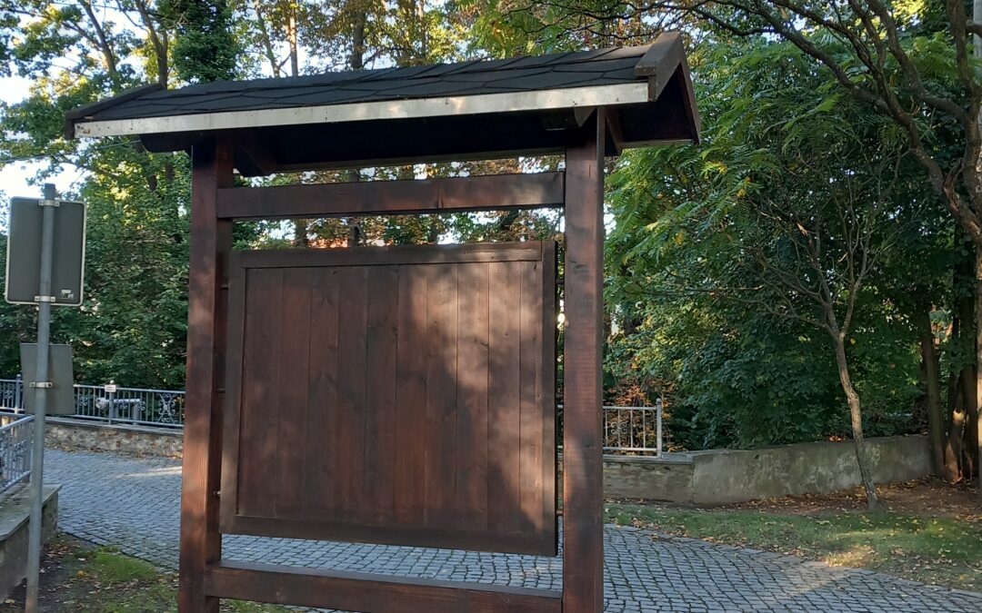 Einladung zur feierlichen Einweihung der neuen Infotafel auf dem Schlossplatz Linz